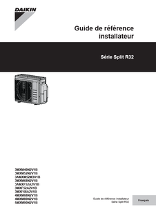 3MXM-N, 3AMXM-M, 3AMXF-A, 3MXF-A, 4MXM-N, 5MXM-N_4PFR600463-1_2019_10_Installer reference guide_French download